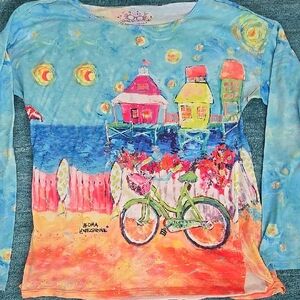 Vibrant Artistic Long Sleeve Tee
